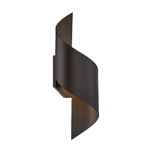 Helix-8W 2 LED Outdoor Wall Mount in Modern Style-6.4 Inches Wide by 24.1 Inches High