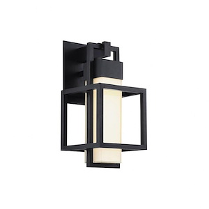 Logic-13W 1 LED Outdoor Wall Mount in Modern Style-9 Inches Wide by 16 Inches High