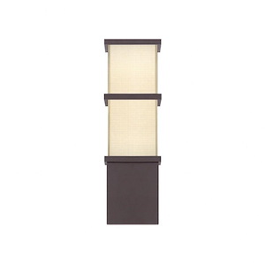 Elevation-21W 1 LED Outdoor Wall Mount in Modern Style-3 Inches Wide by 16 Inches High