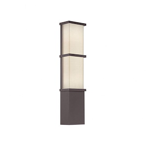 Elevation-25W 1 LED Outdoor Wall Mount in Modern Style-3 Inches Wide by 22 Inches High