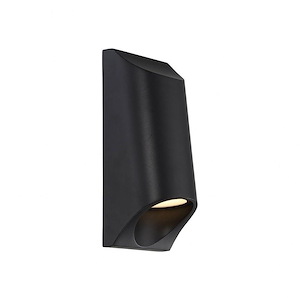 Mega-25W 1 LED Outdoor Wall Mount in Contemporary Style-4 Inches Wide by 11 Inches High