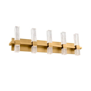 Cinaplex - 5.5W 5 LED Bath Vanity-9.75 Inch Tall and 4 Inch Wide - 1428817