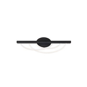 Swoop - 20.5W 3 LED Bath Vanity-7.4 Inches Tall and 3.6 Inches Wide