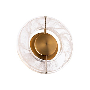 Cymbal - 9.3W 2 LED Wall Sconce In Contemporary Style-9.88 Inches Tall and 9.88 Inches Wide - 1286846