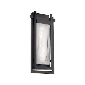 Haze - 10.9W 1 LED Outdoor Wall Mount In Modern Style-16 Inches Tall and 7.5 Inches Wide - 1286856