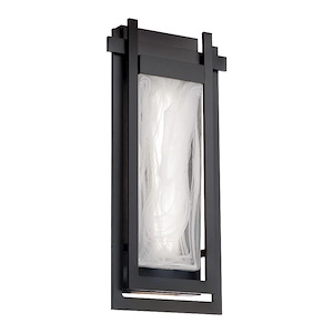 Haze - 17.7W 1 LED Outdoor Wall Mount In Modern Style-22 Inches Tall and 10.63 Inches Wide