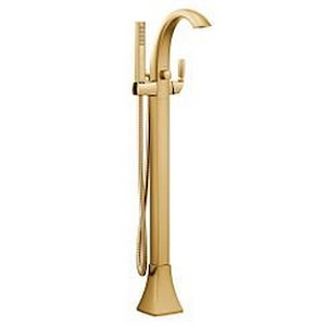 Voss - One-Handle Tub Filler Includes Hand Shower - Multiple Finishes - 1322525