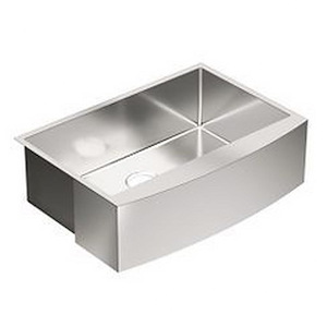 Prep - 30 Inch X 21 Inch Steel 18 Gauge Single Bowl Sink - 23.1 Inches W x 13.2 Inches H - 1323159