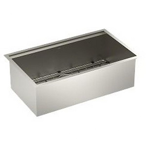 Luxe Chef - 32 Inch X 19 Inch Steel 18 Gauge Single Bowl Sink - 24.0 Inches W x 13.8 Inches H