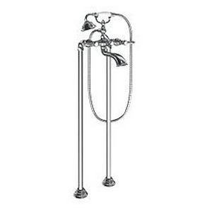Weymouth - Two-Handle Tub Filler Includes Hand Shower - Multiple Finishes - 1323485
