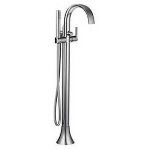 Doux - One-Handle Tub Filler Includes Hand Shower - Multiple Finishes