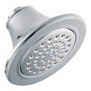 One-Function 5-7/8 Inch Diameter Spray Head Eco-Performance Showerhead - Multiple Finishes - 1323530