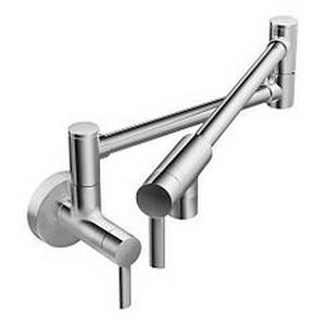 Modern Pot Filler - Two-Handle Kitchen Faucet - Multiple Finishes