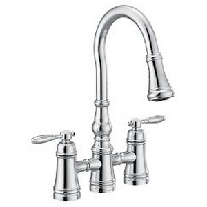 Weymouth - Two-Handle Pulldown Kitchen Faucet - Multiple Finishes