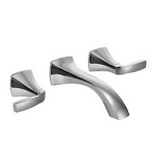 Voss - Two-Handle Wall Mount Bathroom Faucet - Multiple Finishes
