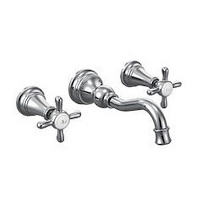 Weymouth - Two-Handle Wall Mount Bathroom Faucet - Multiple Finishes