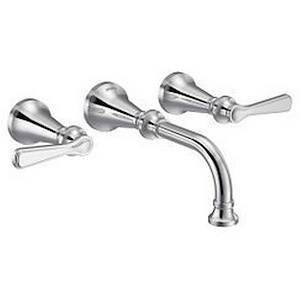 Colinet - Two-Handle Wall Mount Bathroom Faucet - Multiple Finishes
