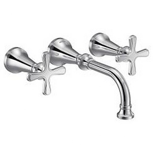 Colinet - Two-Handle Wall Mount Bathroom Faucet - Multiple Finishes - 1324000