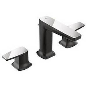 Via - Two-Handle Bathroom Faucet - 11.7 Inches W x 3.1 Inches H