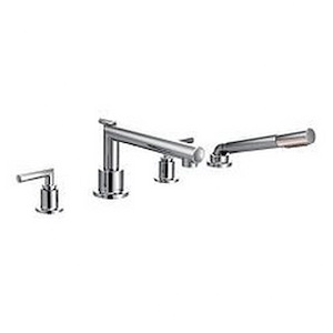 Arris - Two-Handle Roman Tub Faucet Includes Hand Shower - Multiple Finishes