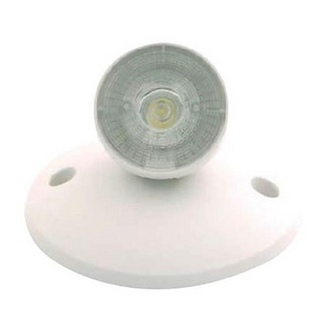1W 1 LED Single Head Emergency Remote Light-4.5 Inches Tall and 2.25 Inches Wide