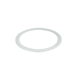 4 Inch Oversize Ring for NEFLINTW-R4 in Matte Powder White-0.13 Inches Tall and 5.5 Inches Wide