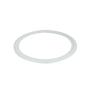 6 Inch Oversize Ring for NEFLINTW-R6 in Matte Powder White-0.13 Inches Tall and 7.5 Inches Wide