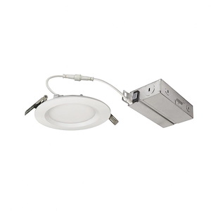 E-Series Flin - 10.5W LED 4 Inches Round Downlight-2.5 Inches Tall and 4.75 Inches Wide - 1311731