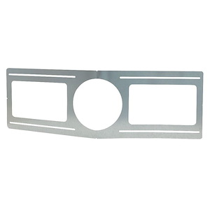 New Construction Plate for 6Inch Luminaires-0.13 Inches Tall and 9.13 Inches Wide