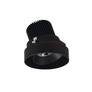 Iolite - 12W LED 4 Inches Round Trimless Adjustable Slot with 10&#194;&#176; Optic-4 Inches Tall and 3.25 Inches Wide