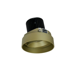 Iolite - 12W LED 4 Inches Round Trimless Adjustable Slot with 10&#194;&#176; Optic-4 Inches Tall and 3.25 Inches Wide