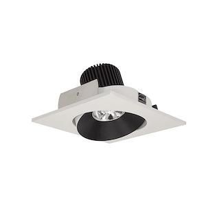 Iolite - 12W LED 4 Inches Square Adjustable Cone Reflector with 10&#194;&#176; Optic-4.88 Inches Wide