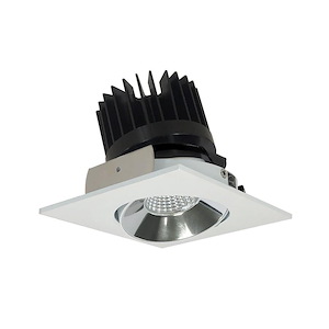Iolite - 28W LED 4 Inches Square Adjustable Cone Reflector with 10&#194;&#176; Optic-4.88 Inches Wide