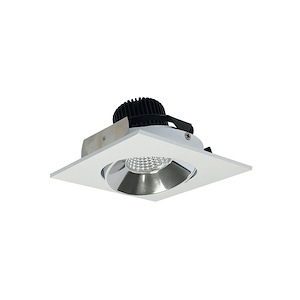 Iolite - 12W LED Confort Dim 4 Inches Square Adjustable Cone Reflector with 10&#194;&#176; Optic-4.88 Inches Wide