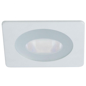 Accessory - 4 Inch Flat Lens with Clear Center and Square Trim