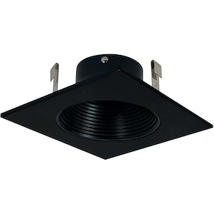 Accessory - 4 Inch Stepped Baffle with Square Trim