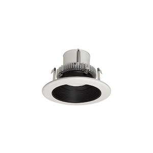 Cobalt Click - 12W LED 4 Inches Retrofit Round Baffle with 0-10V/Triac/ELV-3.75 Inches Tall and 5.25 Inches Wide - 1331329