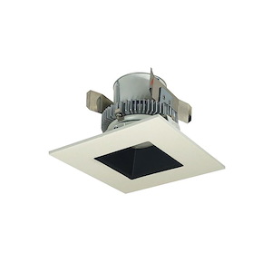 Cobalt Click - 10W LED 4 Inches Retrofit Square Regress Reflector with 0-10V/Triac/ELV-3.75 Inches Tall and 5.25 Inches Wide