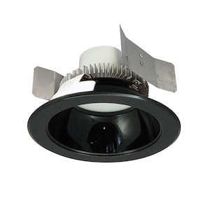 Cobalt Click - 12W LED 5 Inches Retrofit Round Reflector with 0-10V/Triac/ELV and Pre-Wired for Emergency-4.25 Inches Tall and 6.5 Inches Wide - 1331331
