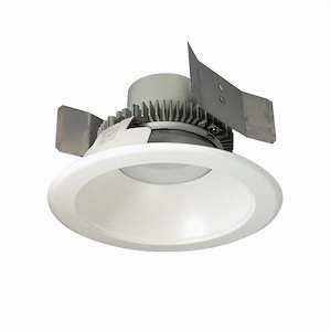 Cobalt Click - 12W LED 5 Inches Retrofit Round Reflector with Pre-Wired for Emergency-4.25 Inches Tall and 6.5 Inches Wide