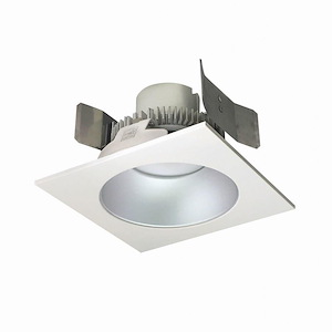 Cobalt Click - 10W LED 5 Inches Retrofit Square Reflector Round Aperture with 0-10V/Triac/ELV -4.25 Inches Tall and 6.25 Inches Wide