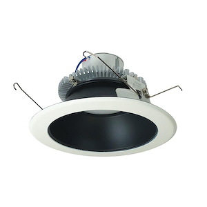 Cobalt Click - 10W LED 6 Inches Retrofit Round Reflector with 0-10V/Triac/ELV-4.25 Inches Tall and 7.5 Inches Wide