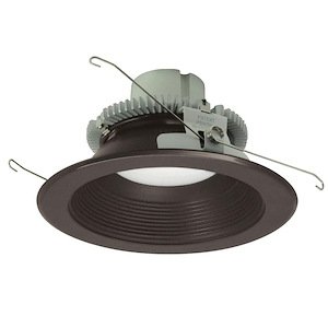 Cobalt Click - 12W LED 6 Inches Retrofit Round Baffle with Pre-Wired for Emergency-4.25 Inches Tall and 7.5 Inches Wide - 1331458