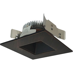 4 Inch 16.5W LED 1250 Lumens Cobalt Dedicated Shallow Square Reflector with Square Aperture