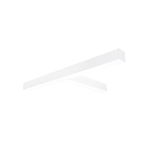 L-Line Series - 43W LED T Shaped Direct Linear Undercabinet-2.38 Inches Tall and 35.5 Inches Length - 1312176