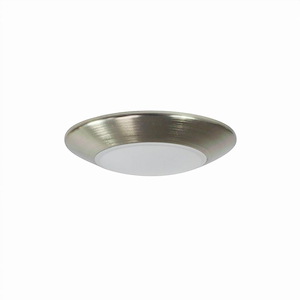 10.5W LED AC Flush Mount-1.13 Inches Tall and 6 Inches Wide