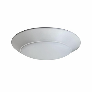 16W LED AC CCT Selectable Flush Mount-1.25 Inches Tall and 7.5 Inches Wide