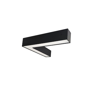 L-Line Series - 30W LED L Shaped Indirect/Direct Linear Undercabinet-3.13 Inches Tall and 16.63 Inches Wide - 1312221