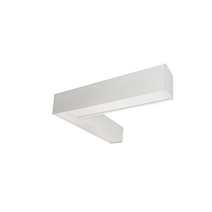 L-Line Series - 30W LED L Shaped Indirect/Direct Linear Undercabinet-3.13 Inches Tall and 16.63 Inches Wide