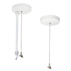 L-Line Series - Pendant and Power Mounting Kit for NLUD Series-2 Inches Tall and 96 Inches Length